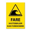 Fareskilt - Kastebølger kan forekomme