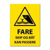 Fareskilt - Skip og båt kan passere