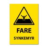 Fareskilt - Synkemyr