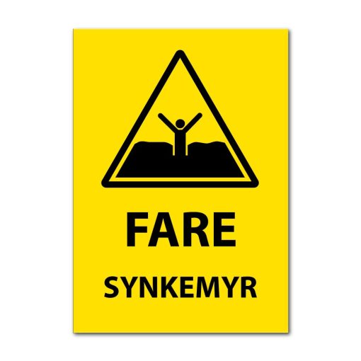 Fareskilt - Synkemyr