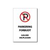 Parkering Forbudt - Gjelder Snuplassen