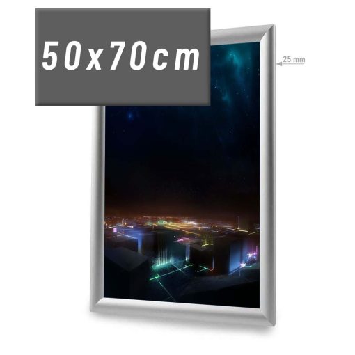 Klippsramme Aluminium 50x70cm Display