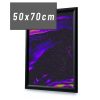 Klippsramme Aluminium 50x70 Display Black color