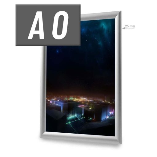 Klippsramme Aluminium A0 Display