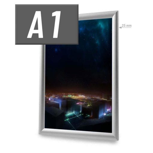 Klippsramme Aluminium A1 Display