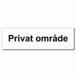 Privat-omrade-skilt-Privatrettslig-opplysningsskilt.