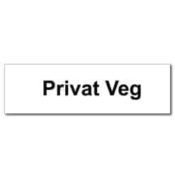 Privat-veg-skilt-Privatrettslig-opplysningsskilt