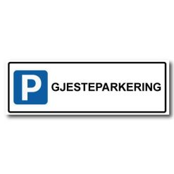 Gjesteparkering - Din tekst