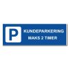 Kundeparkering - Egen tekst