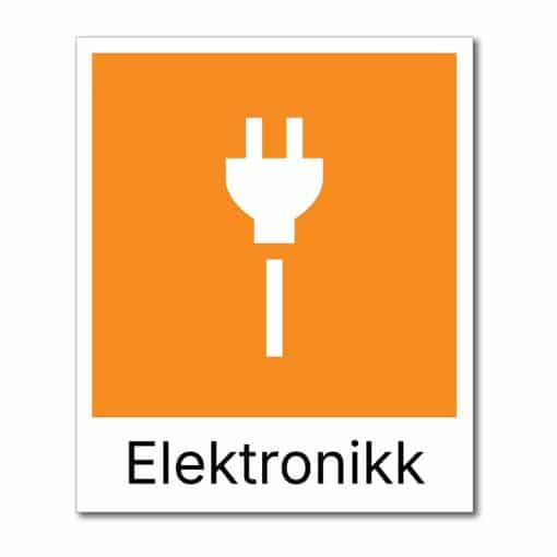 fraksjonsmerker avfallssortering (Elektronikk)