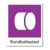 fraksjonsmerker avfallssortering (Rundballeplast)