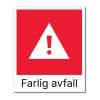 fraksjonsmerker avfallssortering (farlig avfall)